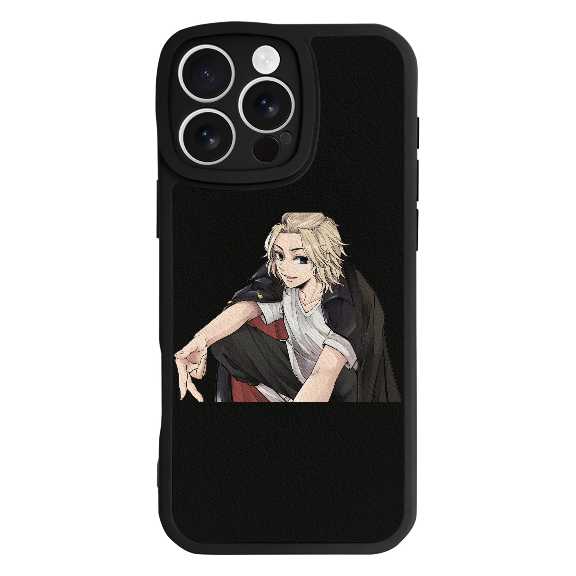 （画像用） 東京リベンジャーズ Tokyo Revengers 【iPhone 16シリーズ対応】シリコンスマホケース（レザー調） 材質：シリコン